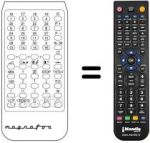 Replacement remote control VTS 99 / 30 STEREO