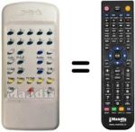 Replacement remote control Mivar 21 S 3