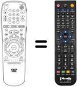 Gleichwertige Fernbedienung Samsung DVD C-700