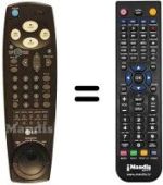 Gleichwertige Fernbedienung LG 2380 P