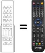 Replacement remote control Ingelen SAT 1100