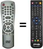 Replacement remote control Ctc 536