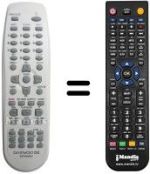 Replacement remote control Daewoo DRX 1105