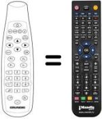 Replacement remote control Grundig DTR 1200