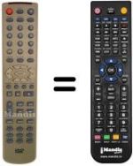 Replacement remote control Daewoo DV 700 S