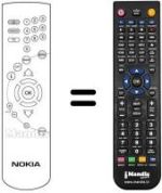 Gleichwertige Fernbedienung Ingelen DVB 9500 S MEDIA