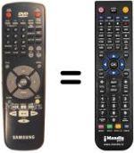 Gleichwertige Fernbedienung Samsung DVD 907