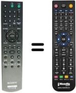 Gleichwertige Fernbedienung Sony DVP-NS 70