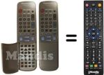 Gleichwertige Fernbedienung Panasonic SC-HT 80
