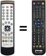 Replacement remote control EURO QS 1080