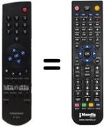 Replacement remote control Grundig GDV 200