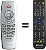 Gleichwertige Fernbedienung Ingelen MEDIAMASTER 110 S