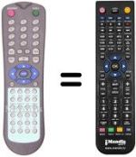 Replacement remote control CONTEL DRV 200