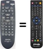 Replacement remote control Denon DVD 800