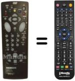 Replacement remote control Hifivox DTH 4000