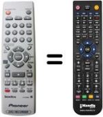 Gleichwertige Fernbedienung Pioneer DVR 230 S