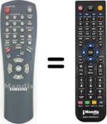 Replacement remote control Samsung SV235XV
