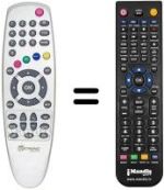 Replacement remote control Metronic ZAP BOX EASY2