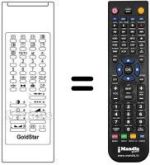 Replacement remote control LG CBT2162M