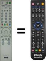 Gleichwertige Fernbedienung Sony KV-32FQ70E