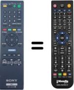 Replacement remote control Sony BDP-S570