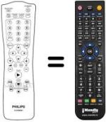 Replacement remote control Philips 21PV715