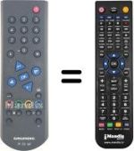 Replacement remote control Grundig STR6102