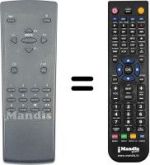 Replacement remote control RC2144