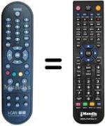 Replacement remote control Adb I-CAN1100TBG