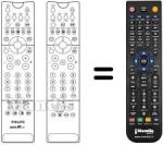 Replacement remote control Philips 28PW9616