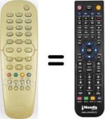 Gleichwertige Fernbedienung Philips 482221830617