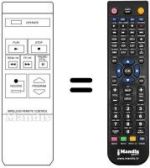Gleichwertige Fernbedienung LG VCR32