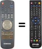 Gleichwertige Fernbedienung Samsung SV35XK