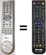 Gleichwertige Fernbedienung LG RE56NZ21RB