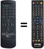 Gleichwertige Fernbedienung LG 6710V00017F