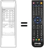 Replacement remote control REMCON236