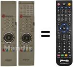 Gleichwertige Fernbedienung Samsung WS32A108P