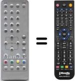 Replacement remote control ADL RJ-2306E