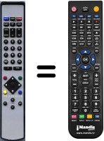Replacement remote control ADL RJ-9801E