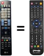 Replacement remote control AKB73275611
