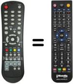 Gleichwertige Fernbedienung United UTV21X83D