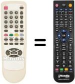 Replacement remote control KEYMAT KELC2051T