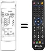 Replacement remote control RC51321