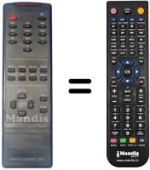 Replacement remote control REMCON453