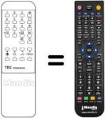 Replacement remote control REMCON1253