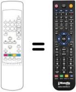 Gleichwertige Fernbedienung Toshiba 28N04F