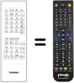 Gleichwertige Fernbedienung Toshiba CT-9296