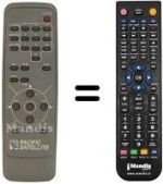 Replacement remote control REMCON1160