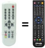 Replacement remote control Daewoo 14C3EG