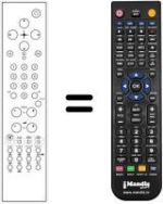 Replacement remote control RC1543-1541